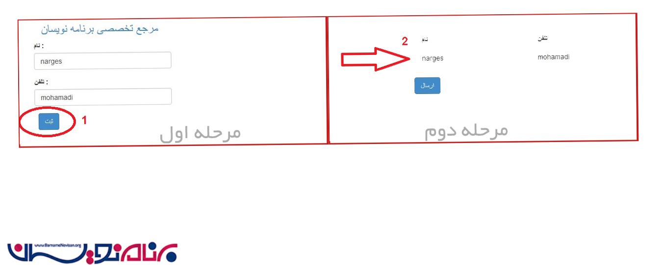 ارسال سطرهای جدول HTML به عنوان آرایه در MVC