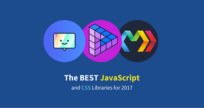 بهترین کتابخانه‌های JavaScript و CSS در سال 2017