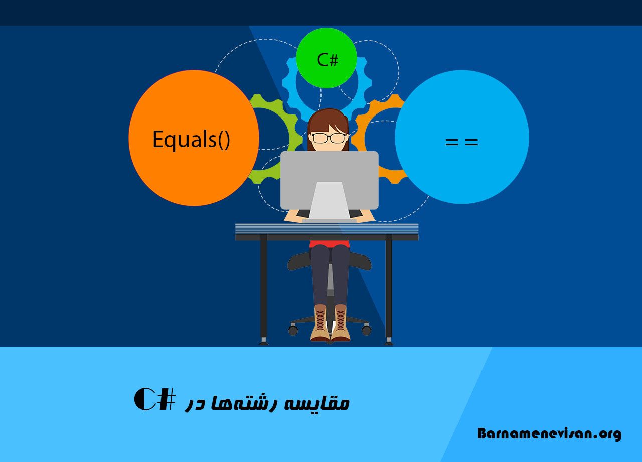 مقایسه رشته‌ها در #C