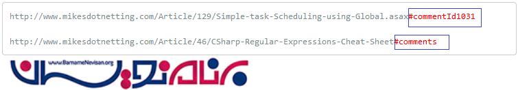 معرفی Anchor ها و Url های MVC