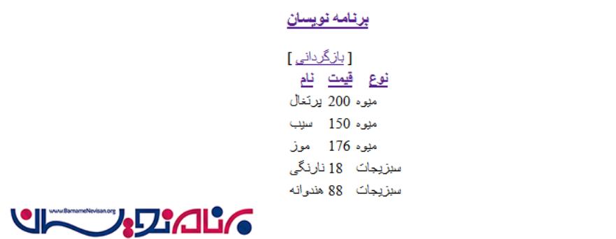 مرتب سازی اطلاعات با استفاده از AngularJS