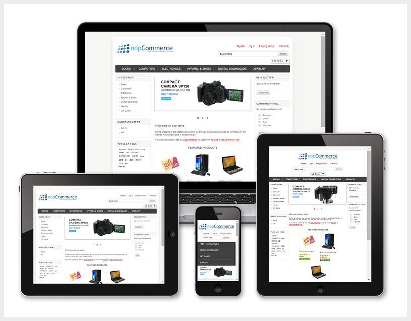 فروشگاه ساز سورس باز Nop Commerce با MVC
