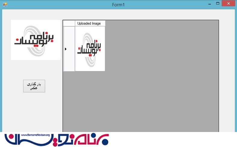 اضافه کردن تصویر به DataGridView در Windows Forms