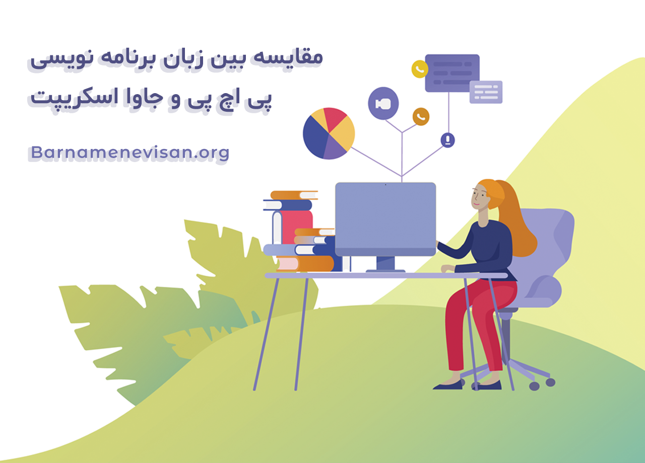 مقایسه بین زبان برنامه نویسی پی اچ پی و جاوا اسکریپت مقایسه بین زبان برنامه نویسی پی اچ پی و جاوا اسکریپت