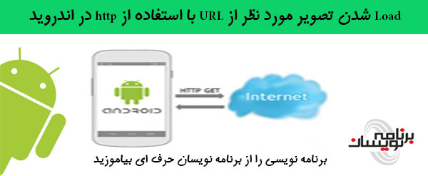 Load شدن تصویر مورد نظر از URL با استفاده از http دراندروید