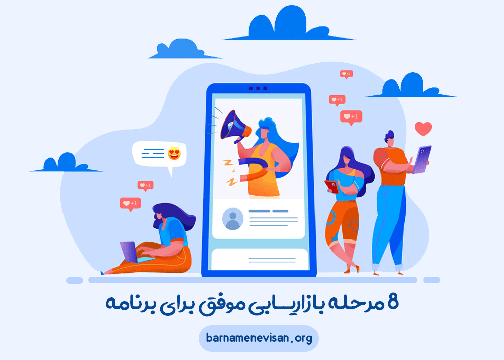 8 مرحله بازاریابی موفق برای برنامه 8 مرحله بازاریابی موفق برای برنامه