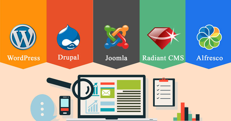 معرفی cms یا مدیریت محتوا برای طراحی سایت