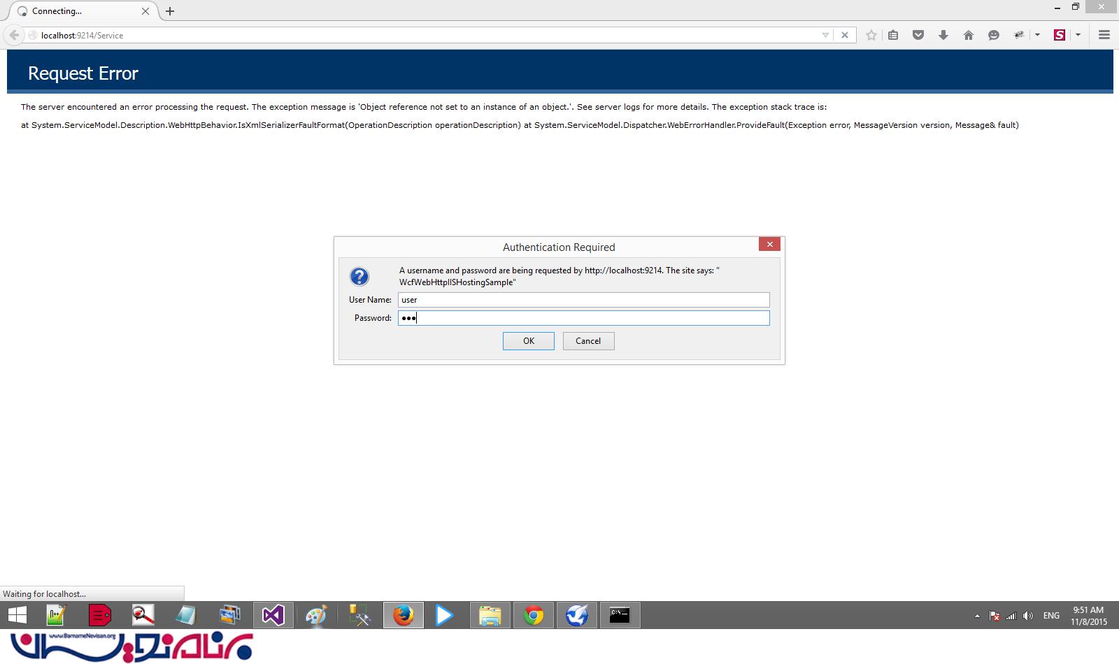 امکانات پیشرفته wcf  برای پشتیبانی از REST API CORS 