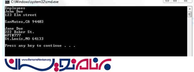 نوع داده پیچیده (Complex Types) درEntity Framework 6 