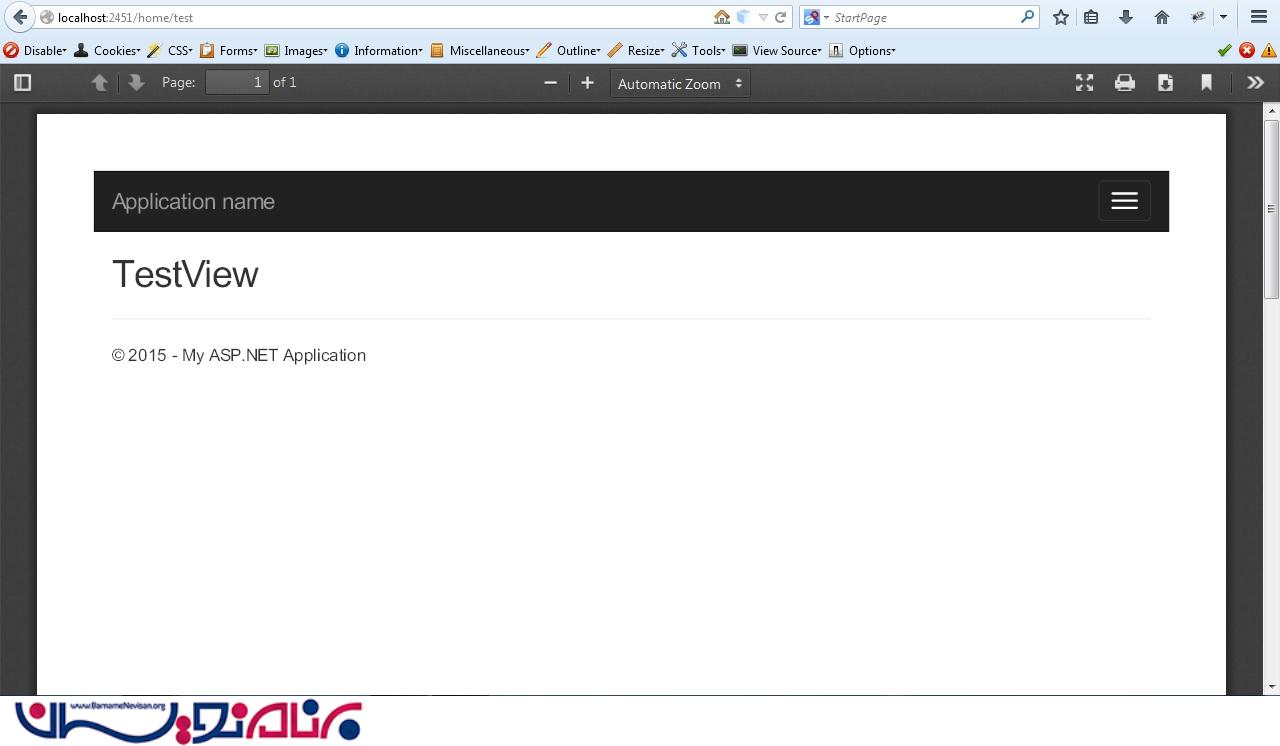 آشنایی با Rotativa برای تولید PDF در برنامه های MVC