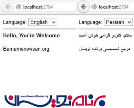 بررسی Globalization و Localization در ASP.Net
