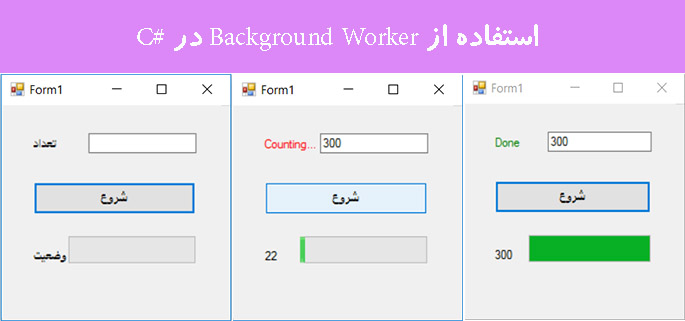 استفاده از Background Worker در #C استفاده از Background Worker در #C