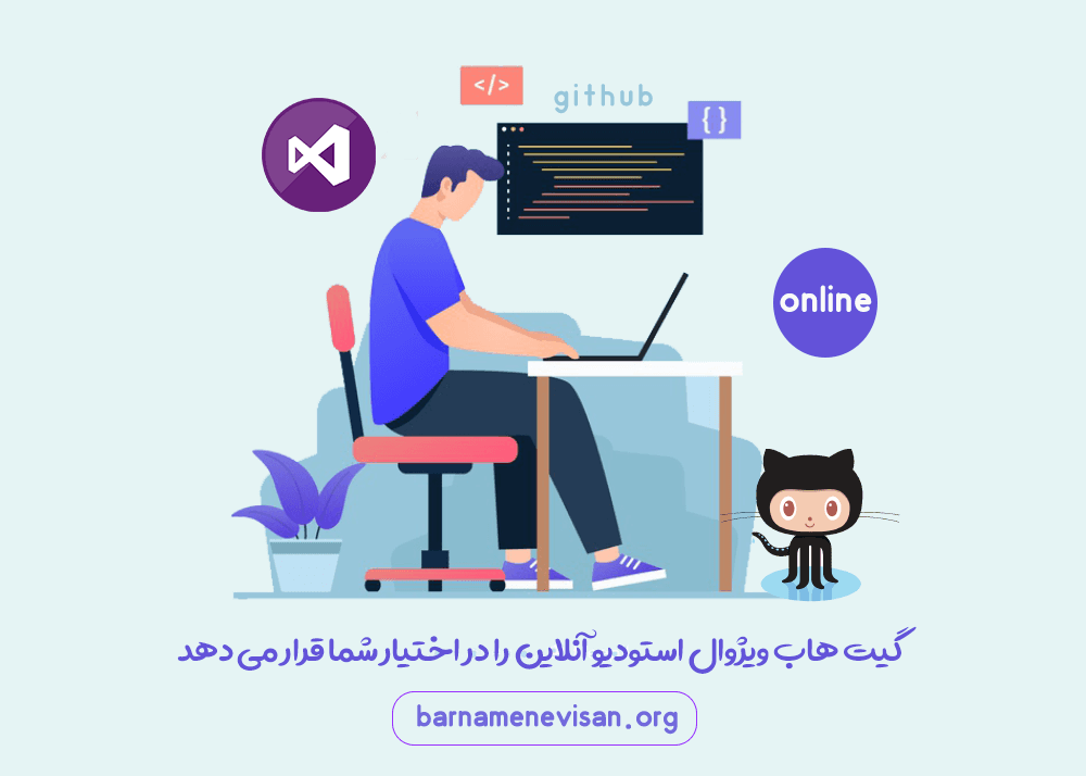  گیت هاب ویژوال استودیو آنلاین را در اختیار شما قرار می دهد 