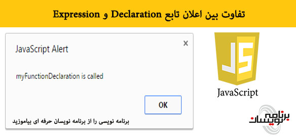 تفاوت بین اعلان تابع Declaration و Expression
