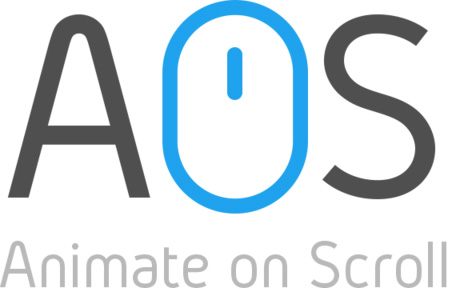 کتابخانه محبوب AOS  برای  ایجاد انیمیشن به هنگام اسکرول صفحات وب