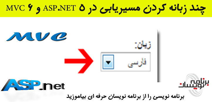 چند زبانه کردن مسیریابی در ASP.NET 5 و MVC 6
