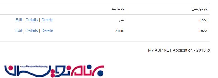 ایجاد رابطه foreignkey و primerykey  با استفاده از codefirst